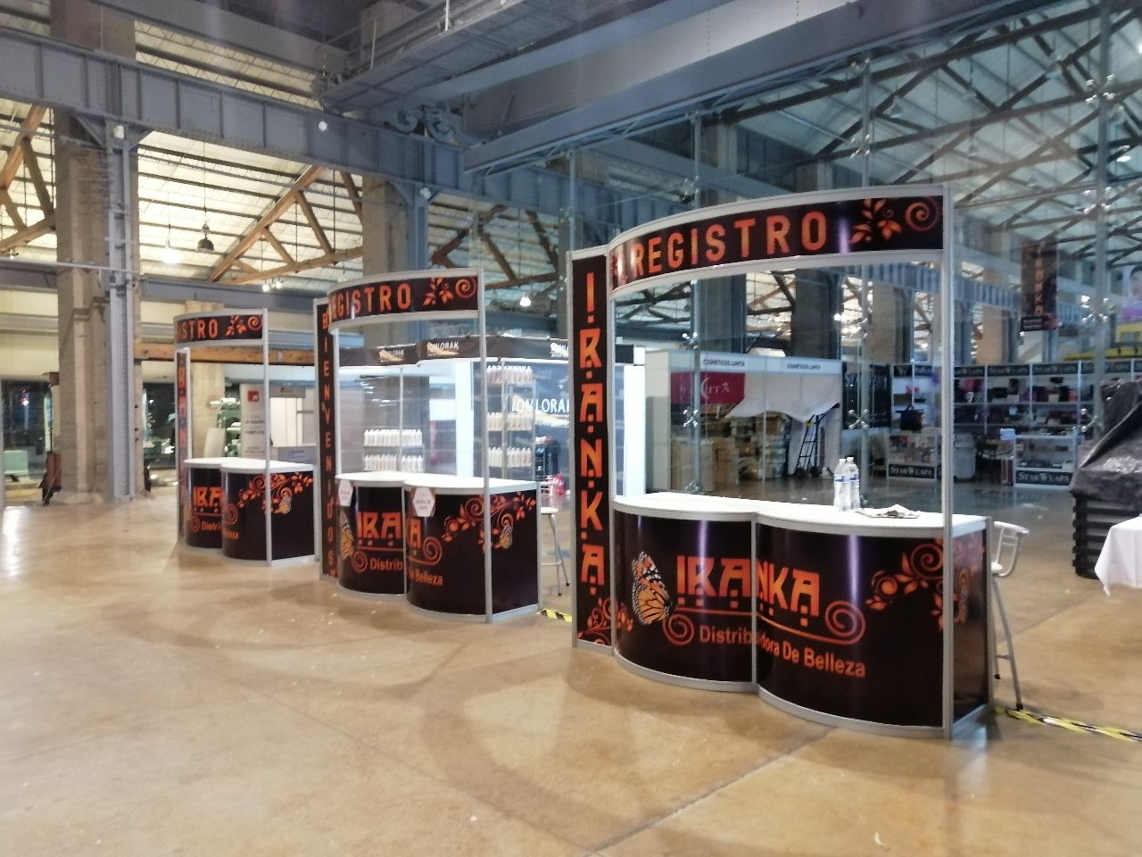 Estación de registro para Expo Belleza Salud 2019